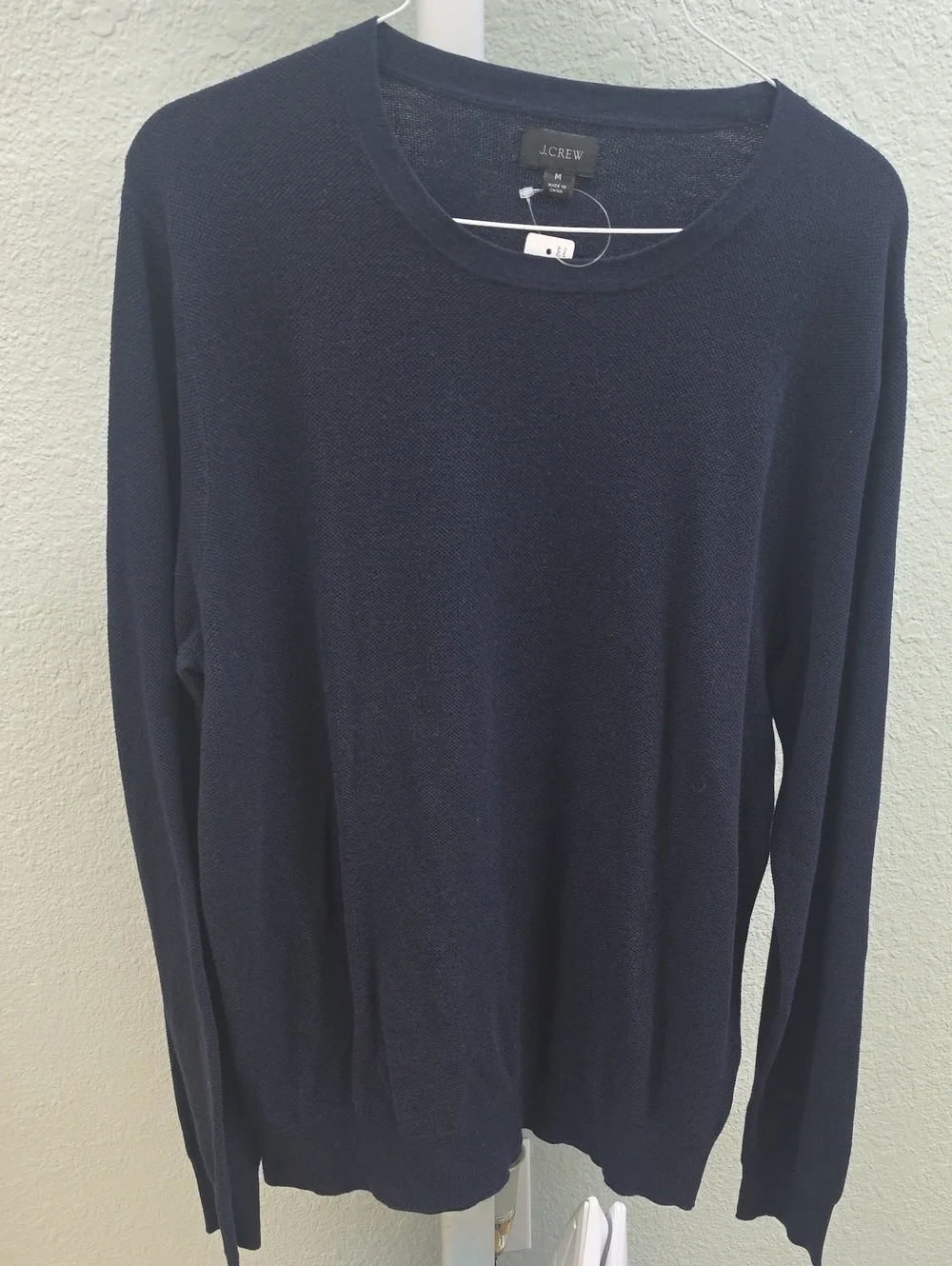 J. Crew Men’s Dark Navy Crewneck Sweater